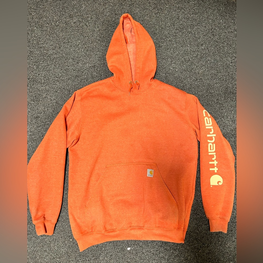 Mens Carhartt Hoodie (Orange)